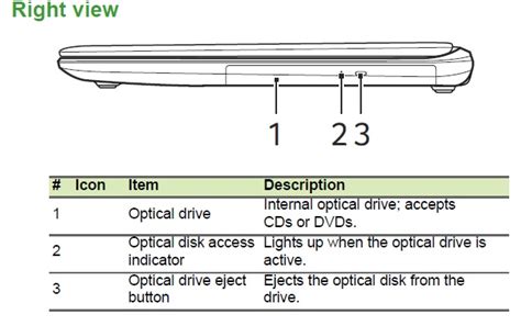 how to open dvd player in Aspire ESi.